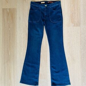 NEW Anthropologie Pilcro Ultra High-Rise Slim Flare Jeans
